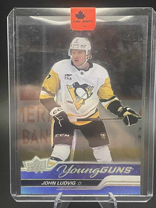 2023-24 Upper Deck Extended Series Young Guns Acetate #490 John Ludvig SSP