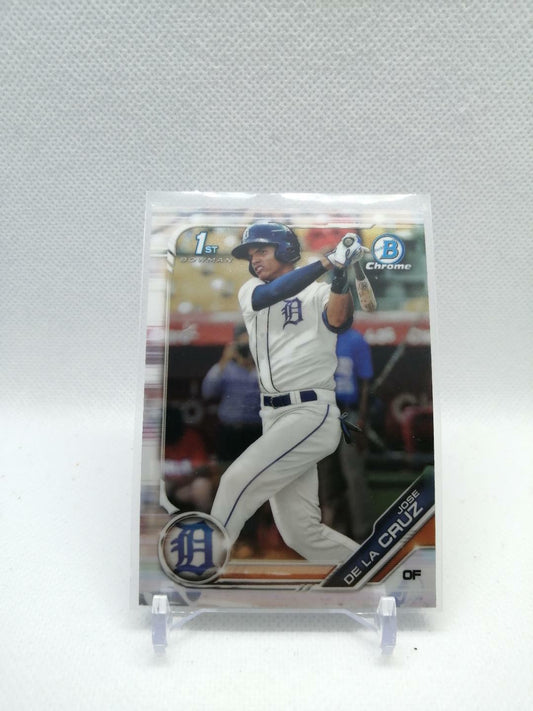Jose De La Cruz 2019 Bowman Chrome 1st Prospect Card #BCP-149 Tigers