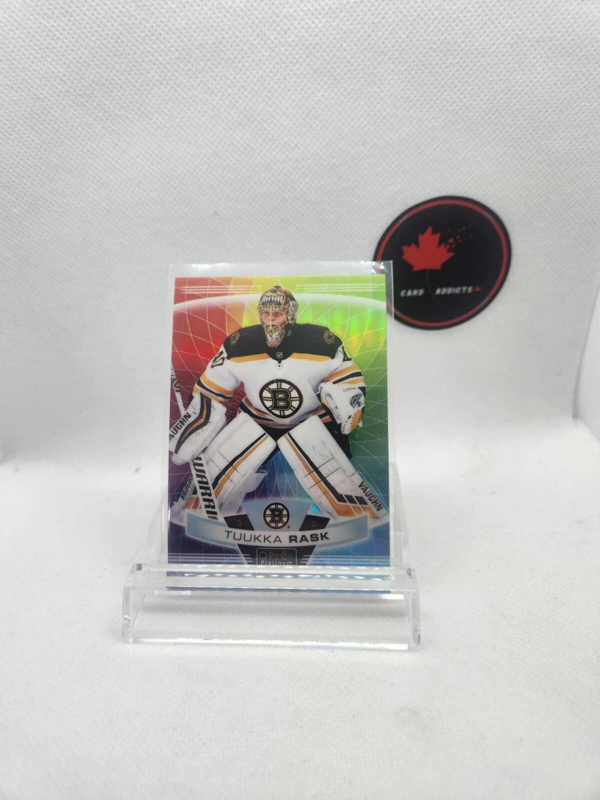 2019-20 O-Pee-Chee Platinum Rainbow Color Wheel Tuukka Rask #101