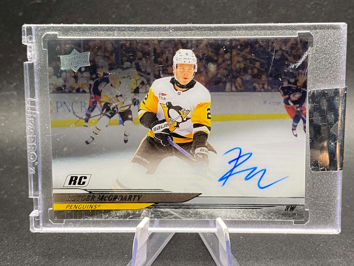 Rutger McGroarty Clear Cut Rookie Auto #CC-RM2024-25 Upper Deck Rookie Auto