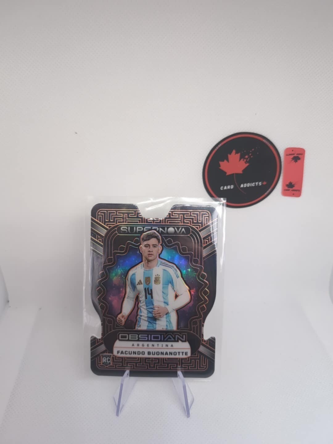2023-24 Panini Obsidian Supernova /99 Facundo Buonanotte #10 Rookie RC
