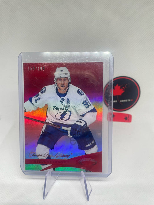 2012-13 PANINI CERTIFIED-STEVEN STAMKOS-RUBY PARALLEL/199-TAMPA BAY LIGHTNING