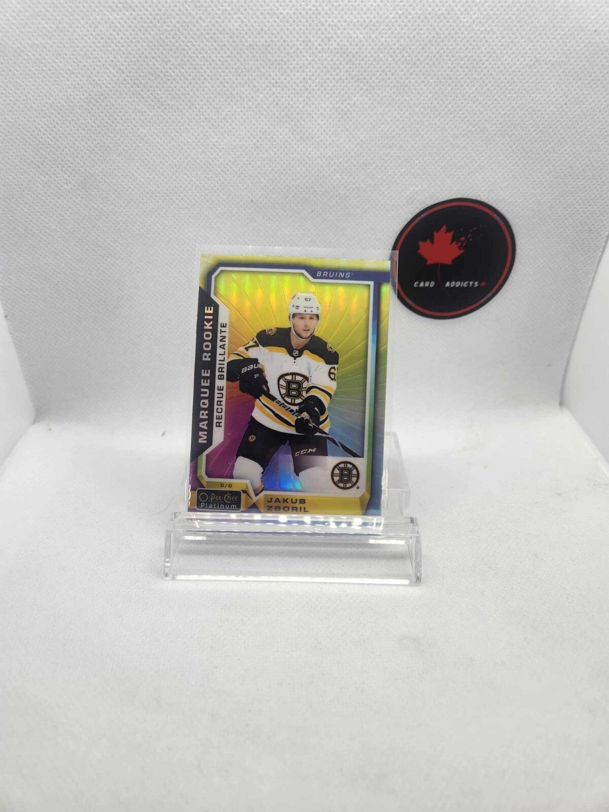 2018-19 O-Pee-Chee Platinum Rainbow Color Wheel Jakub Zboril #172 Rookie RC