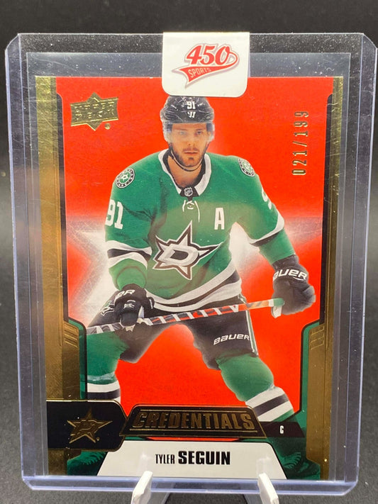 2019-20 Upper Deck Credentials Red /199 Tyler Seguin
