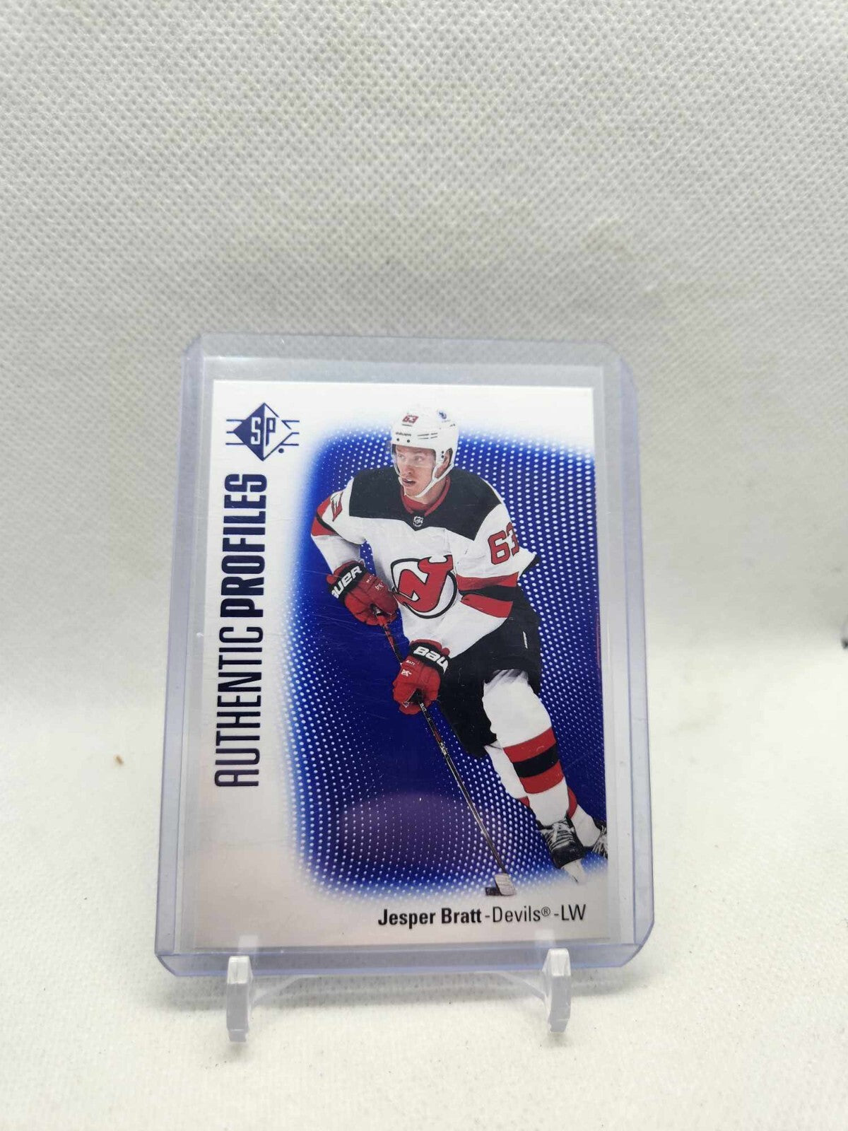 2021-22 UD SP Hockey Authentic Profiles Blue #AP-4 Jesper Bratt