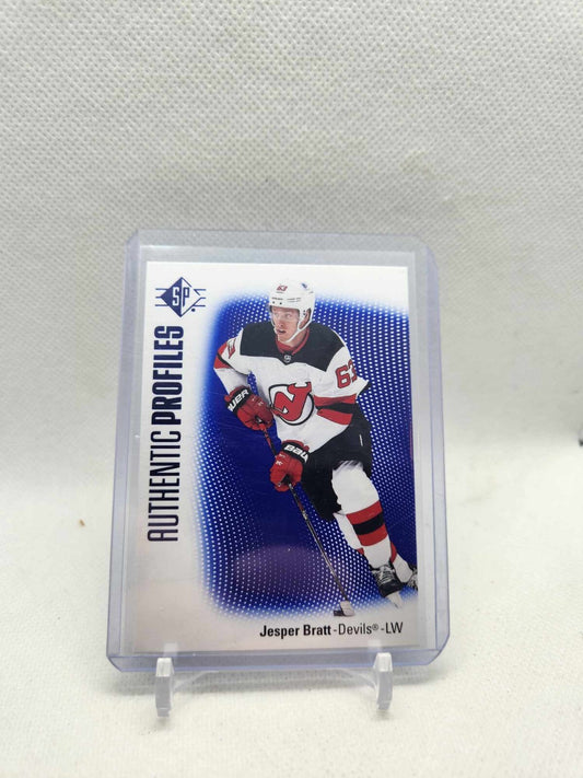 2021-22 UD SP Hockey Authentic Profiles Blue #AP-4 Jesper Bratt