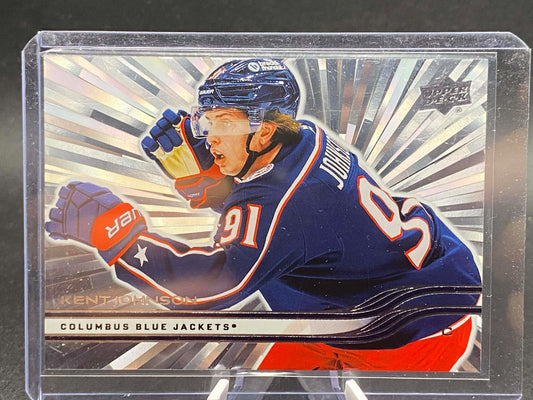 2025-26 Upper Deck Series 1 Outburst Silver Kent Johnson #48