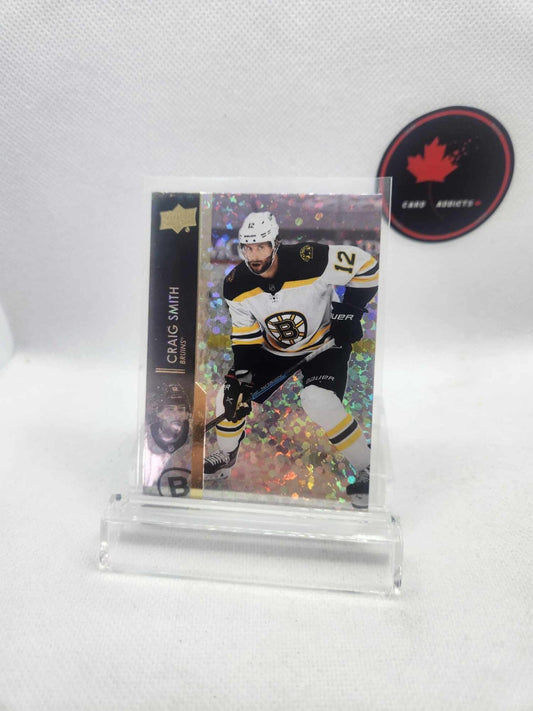 2021-22 Upper Deck Series 1 Speckled Rainbow Foil Craig Smith #19