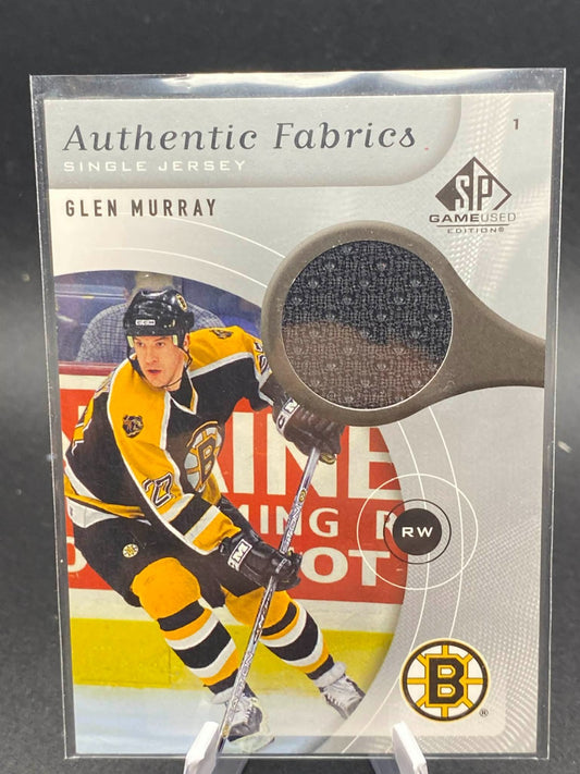 2005-06 SP GAME USED AUTHENTIC FABRICS JERSEY GLEN MURRAY