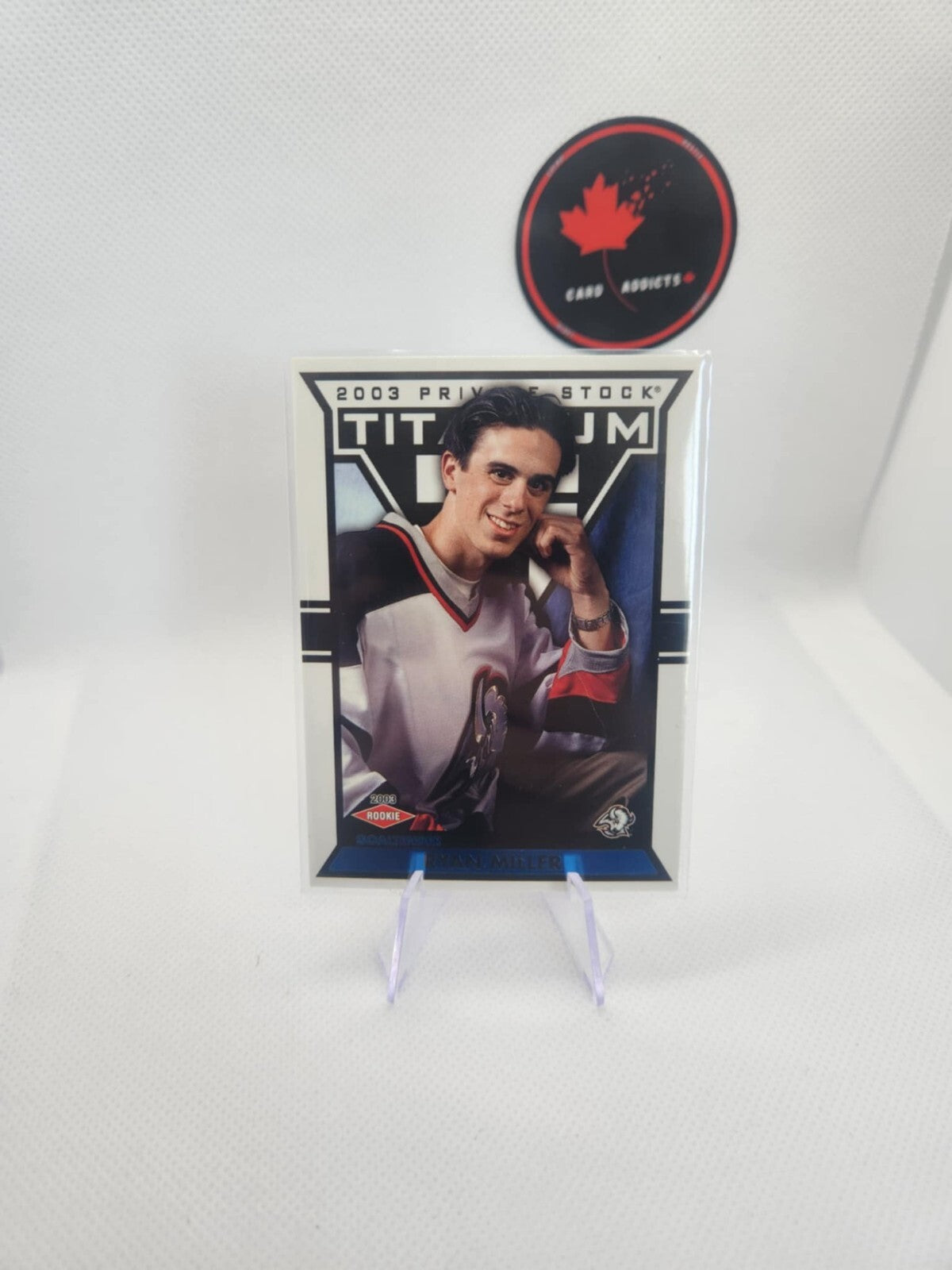 2002-03 Private Stock Titanium Ryan Miller Retail Rookie # 107 #d/1475