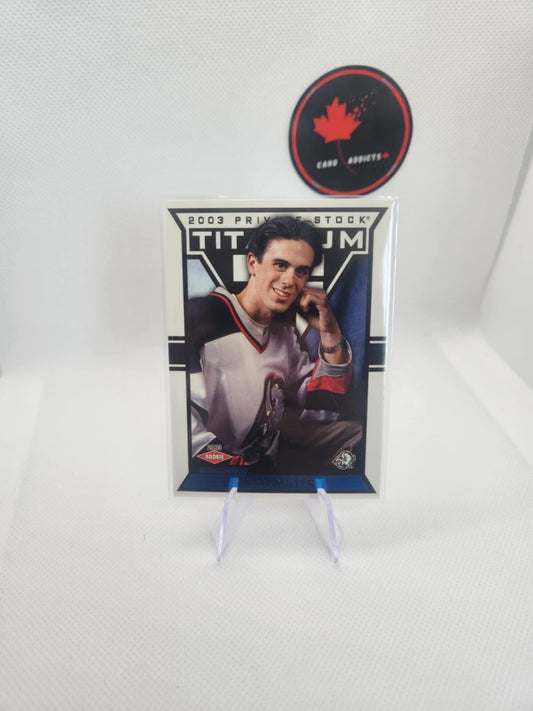 2002-03 Private Stock Titanium Ryan Miller Retail Rookie # 107 #d/1475