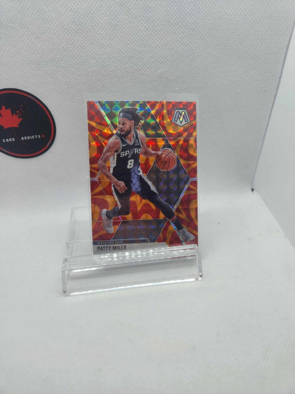 Panini Mosaic 2020-21 Patty Mills ORANGE REACTIVE