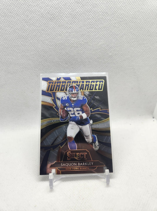 Saquon Barkley 2020 Panini Select Football Turbocharged #T10 New York Giants