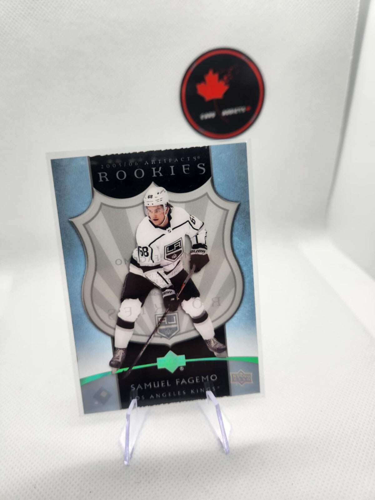 2022-23 Upper Deck Artifacts 2005-06 Clear Cut Retro Rookies Samuel Fagemo