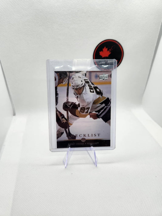 2008-09 Upper Deck #200 Checklist Sidney Crosby - Penguins