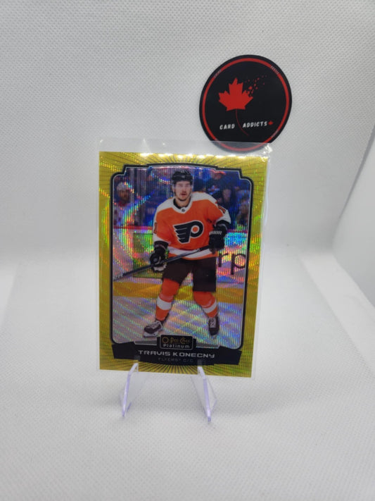 2022-23 O-Pee-Chee Yellow Border #46 Travis Konecny Hockey Card