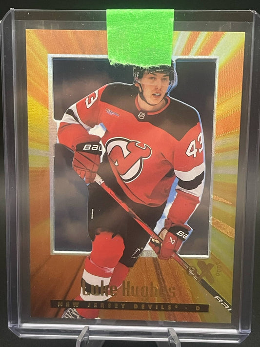 2023-24 Upper Deck Skybox E-X 2000 Luke Hughes Rookie RC #110