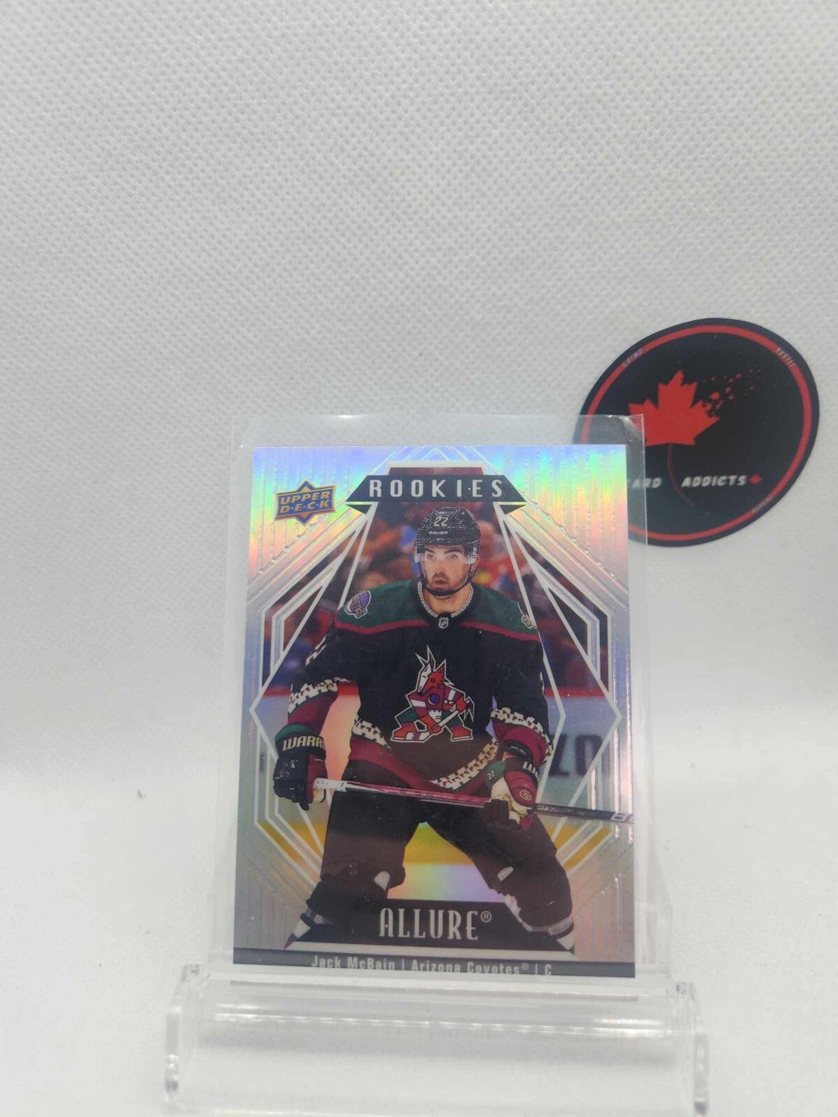 2022-23 Upper Deck Allure Black Rainbow Jack McBain RC #125