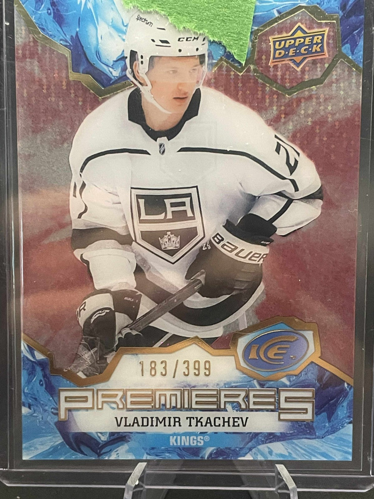 2021-22 Upper Deck Ice Premieres Red /399 Vladimir Tkachev #184 Rookie RC