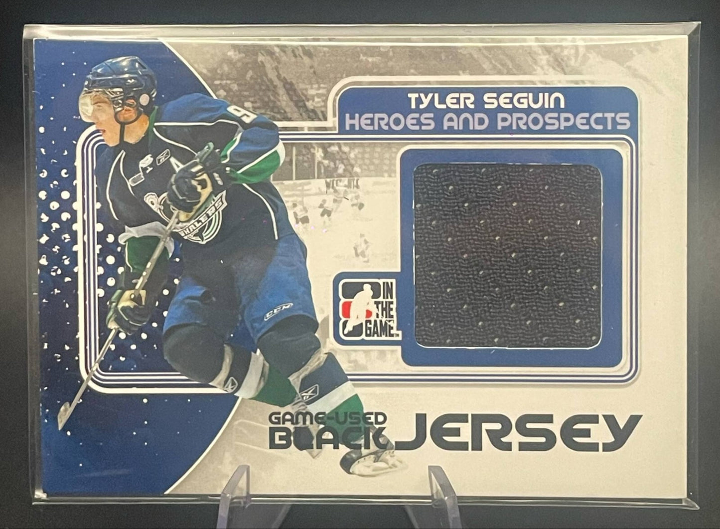 2010-11 ITG Heroes and Prospects Game-Used Black Jersey Tyler Seguin Rookie RC