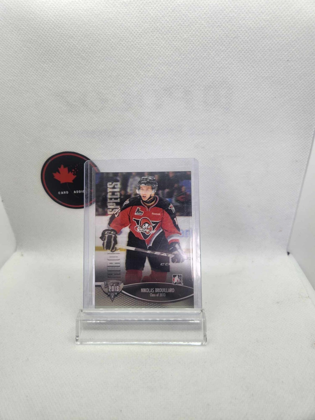 NIKOLAS BROUILLARD 12/13 ITG H&P Class of 2013 3D Rookie RC #192 SP Voltigeurs