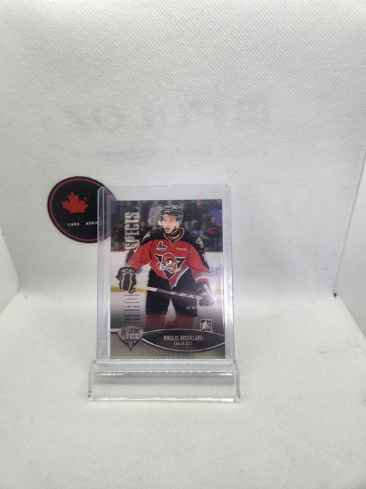 NIKOLAS BROUILLARD 12/13 ITG H&P Class of 2013 3D Rookie RC #192 SP Voltigeurs