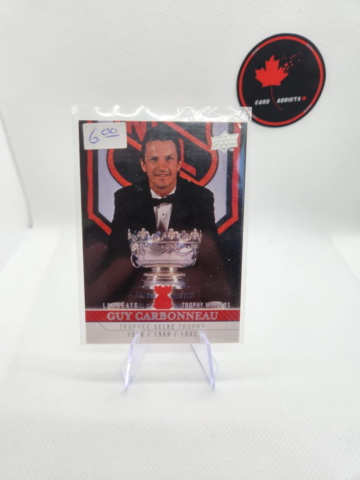 2008-09 UPPER DECK MONTREAL CANADIENS CENTENNIAL TROPHY WINNERS GUY CARBONNEAU