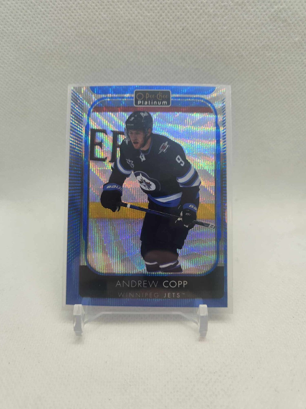 2021-22 O-Pee-hCee Platinum Blue Surge #165 Andrew Copp Winnipeg Jets