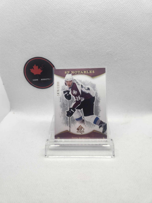 2007-08 SP Authentic SP Notables /1999 # 145 Paul Stastny