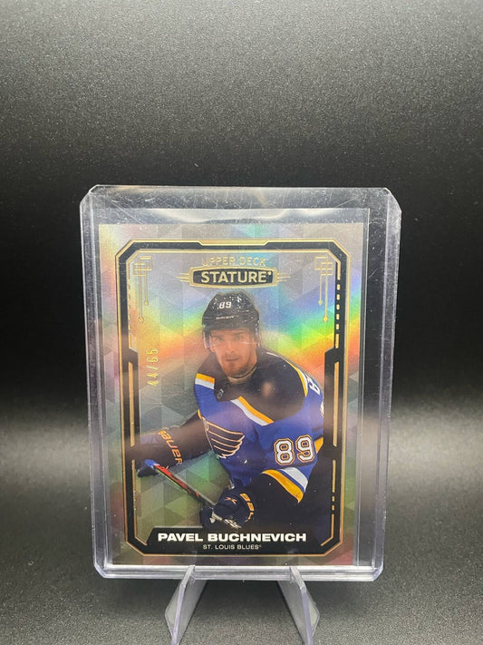 2021-22 UD - Stature - Base Pavel Buchnevich 92 Design /65