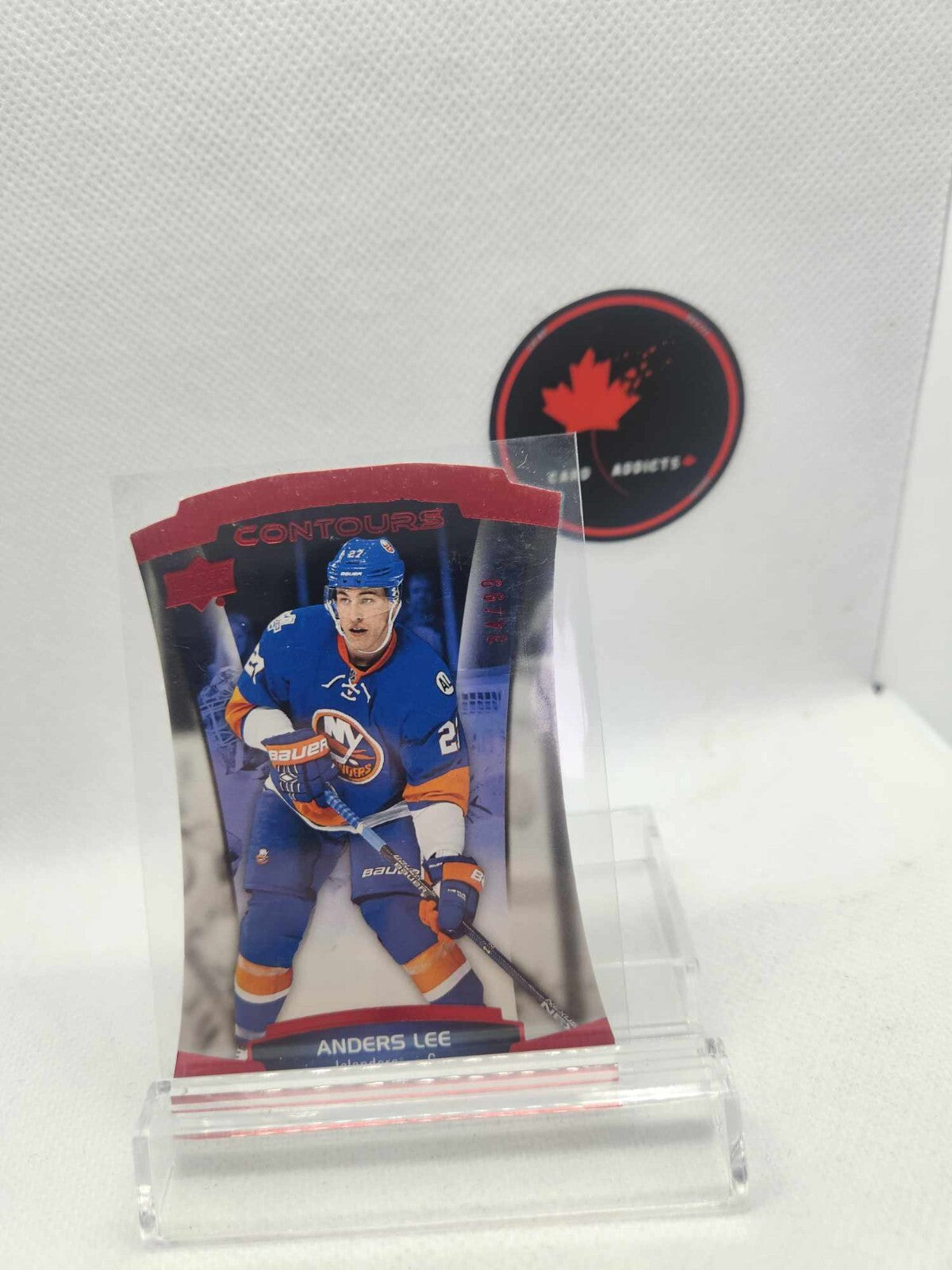 2015-16 Upper Deck Contours Red Anders Lee /99 New York Islanders #83