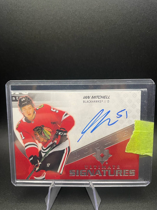 2020-21 Upper Deck Ultimate Collection Signatures Rookies Ian Mitchell Auto
