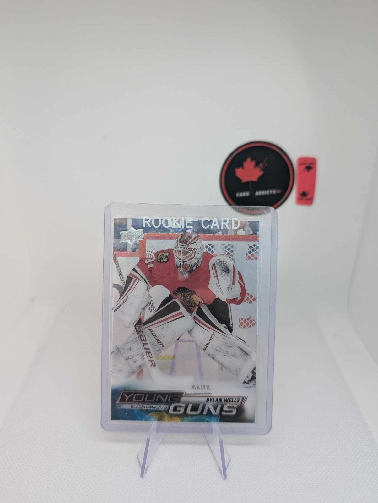 22/23 2022 UPPER DECK EXTENDED DYLAN WELLS #702 YOUNG GUNS ROOKIE RC CLEAR CUT