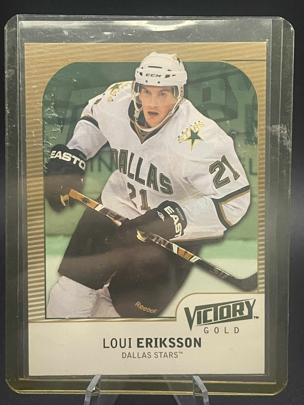 2009-10 Upper Deck Victory Gold parralel Loui Eriksson REF I