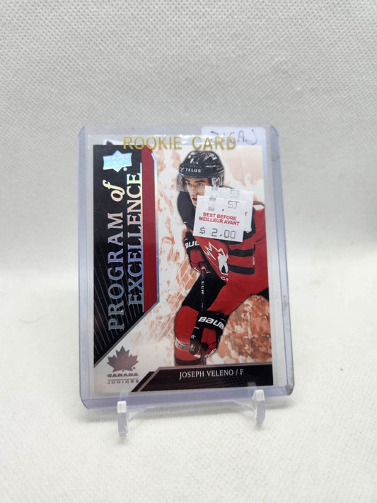 2019-20 UD Team Canada Juniors JOSEPH VELENO Program of Excellence #129