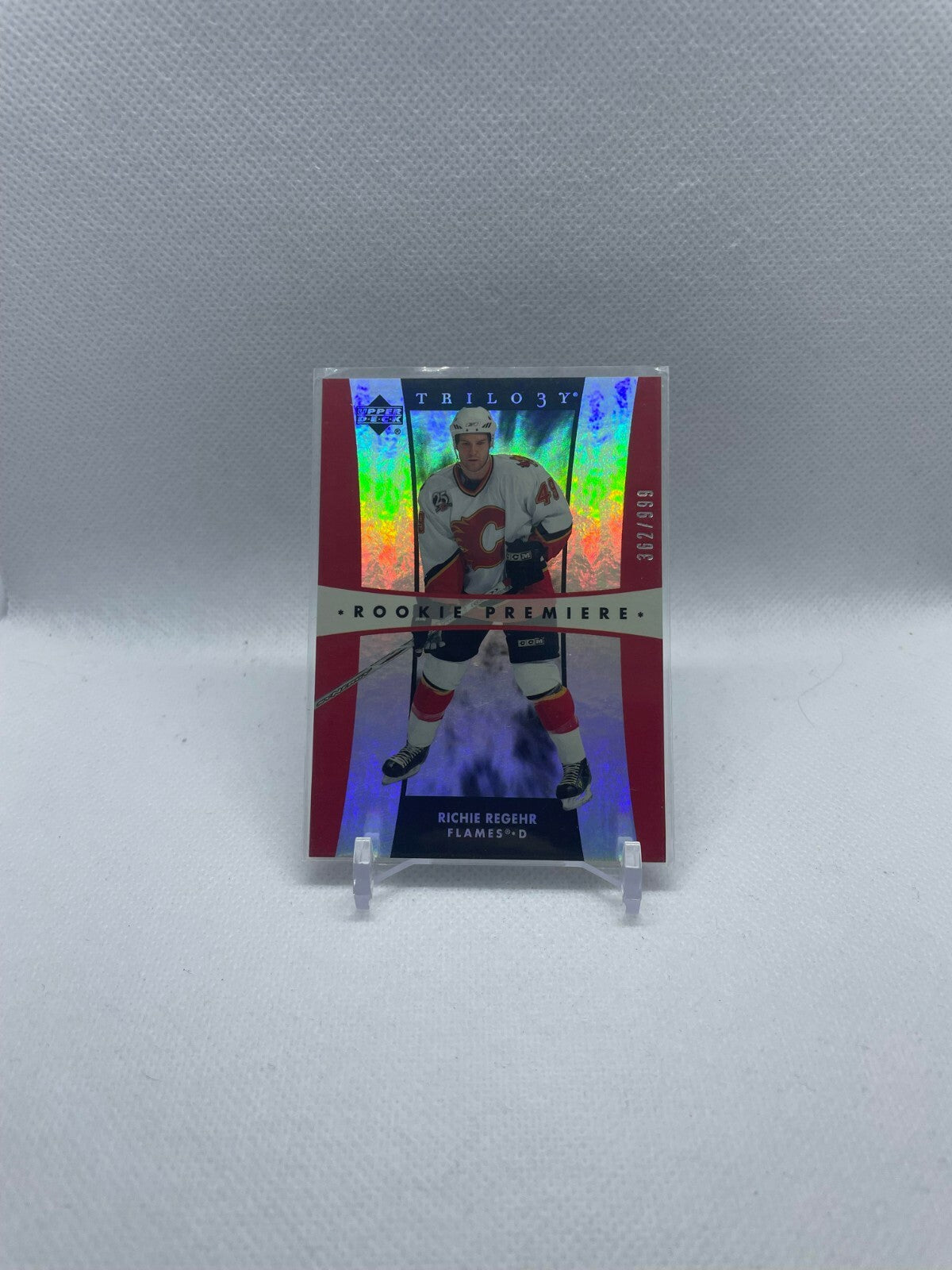 2005-06 Rookie Premiere Richie Regehr Trilogy /999