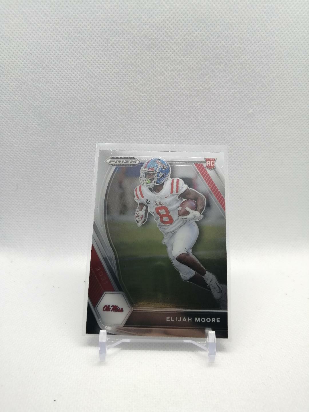 2021 PANINI PRIZM DRAFT PICKS ELIJAH MOORE BASE #124 RC