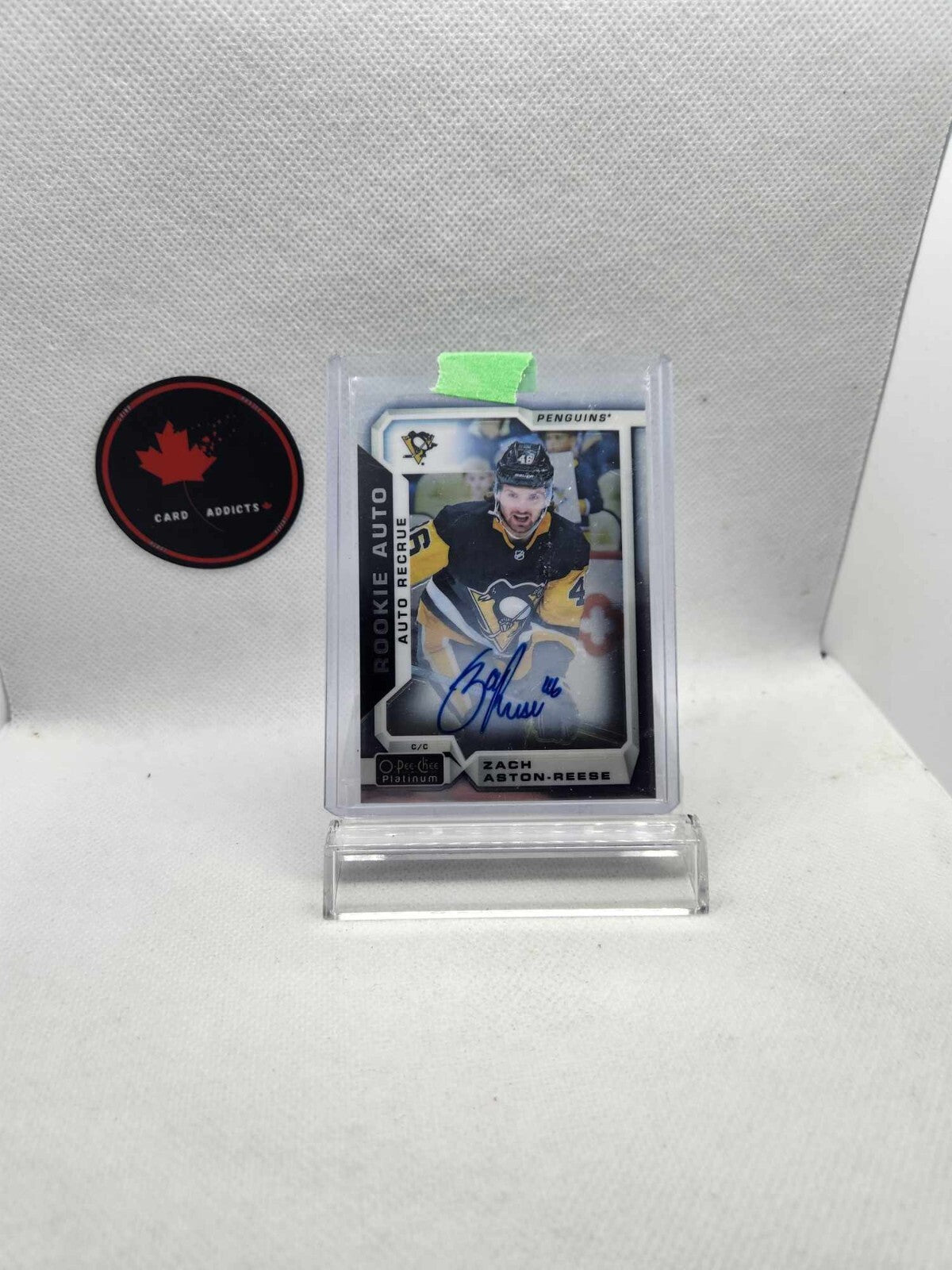 2018-19 OPC O-PEE-CHEE PLATINUM ZACH ASTON-REESE R-ZA ROOKIE AUTO RC