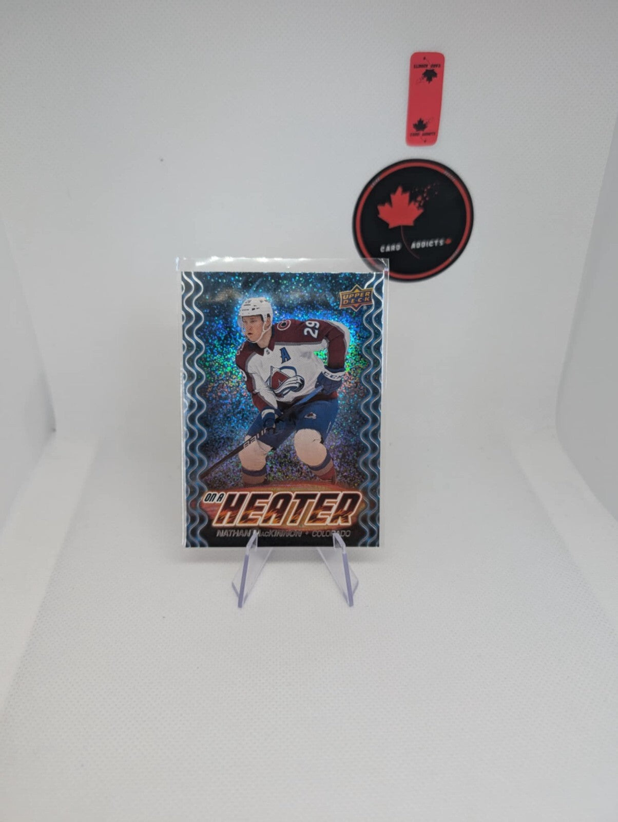 2024 Upper Deck Series 2 On A Heater Nathan MacKinnon #OH-5 Colorado Avalanche