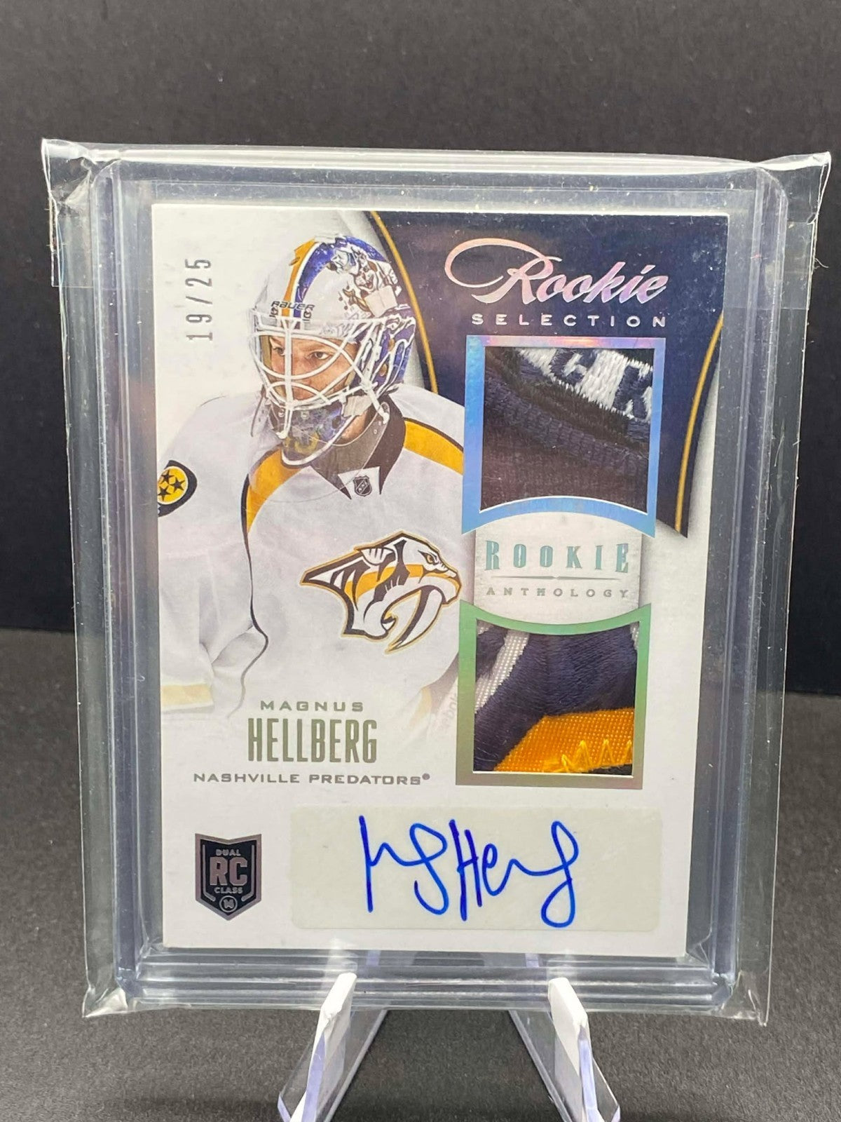 2013-14 Dominion #220 Magnus Hellberg Crazy Patch AUTO /25 RC