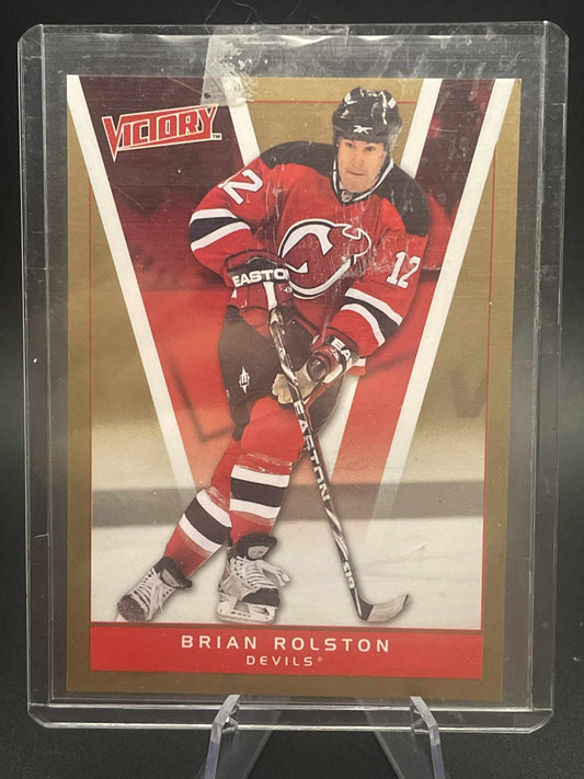 2010-11 Upper Deck Victory Gold Parallel 117 Brian Rolston REF I