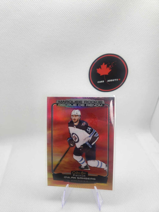 2022-23 O-Pee-Chee Platinum Marquee Rookies Sunset Dylan Samberg #220 Rookie RC