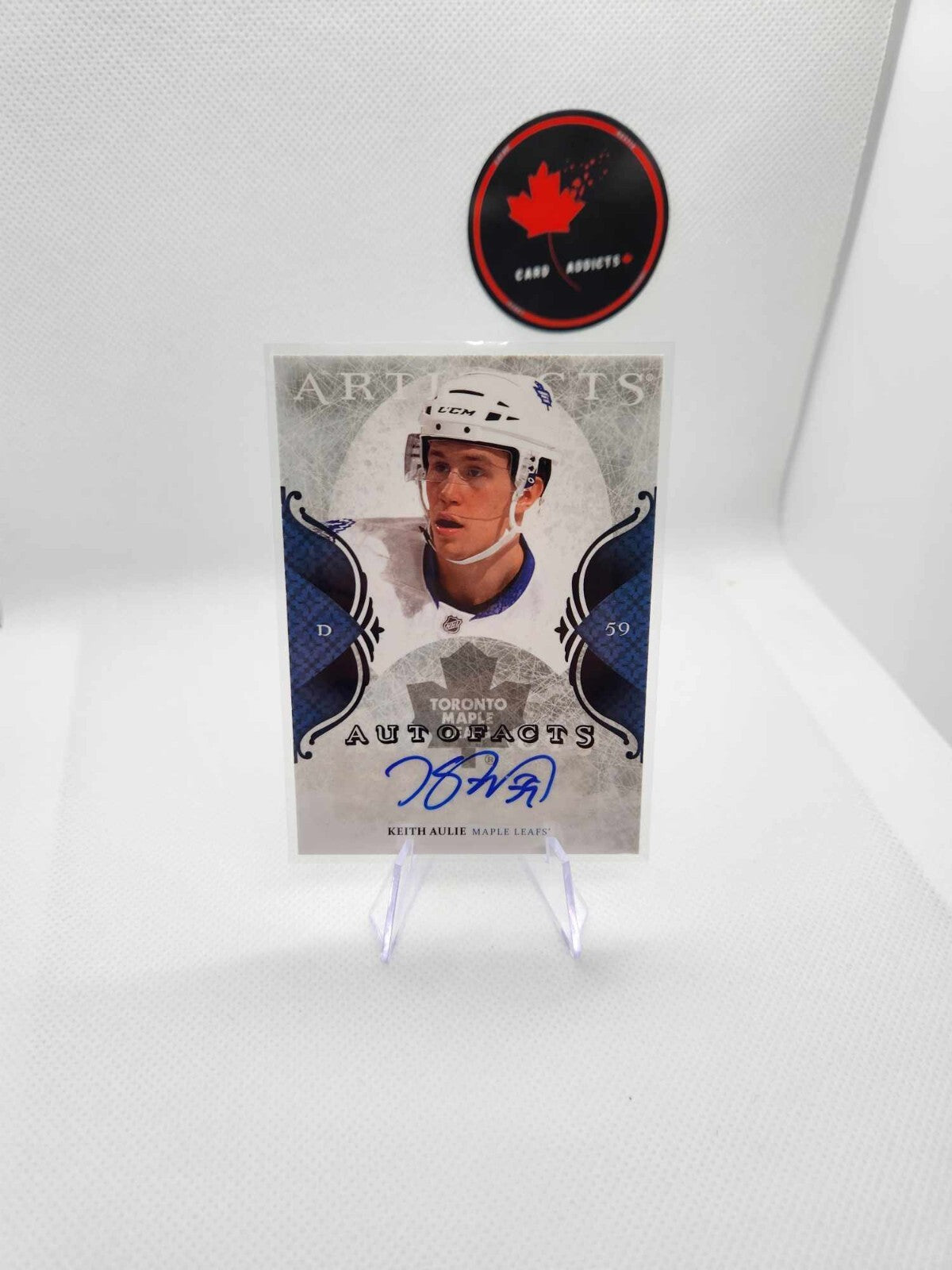 Keith Aulie Autograph Card A-KA From 11-12 Artifacts Hockey Autofacts