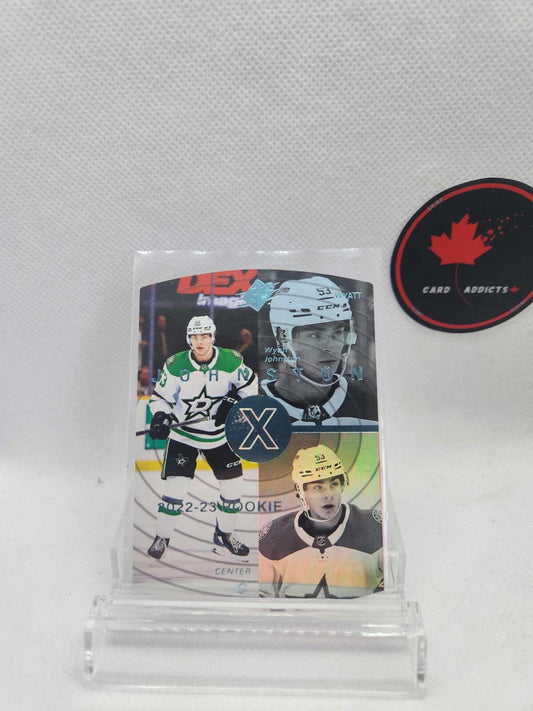 22-23 Upper Deck Extended SPX-32 Wyatt Johnston Stars Die Cut