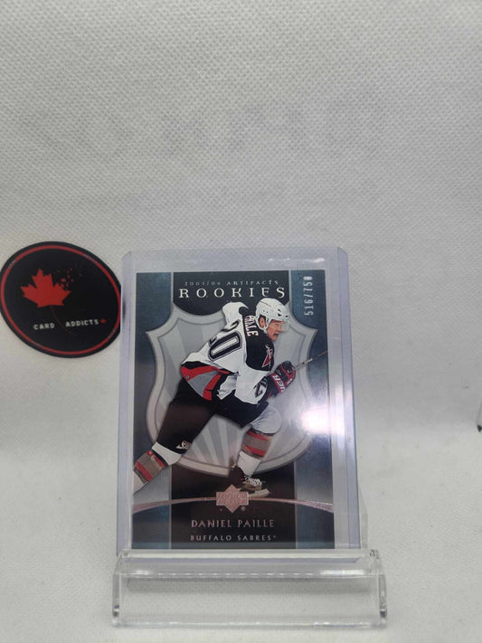 2005-06 Artifacts Buffalo Sabres Hockey Card #253 Daniel Paille Rookie/750