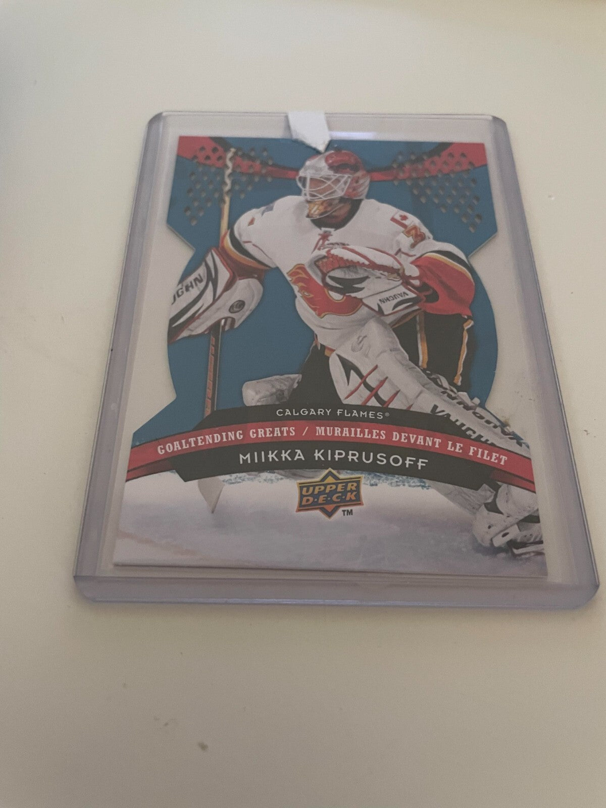 2009-10 Upper Deck McDonald's Goaltending Greats Miikka Kiprusoff Calgary REF IJ