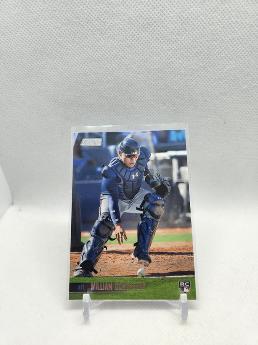 2021 Topps Stadium Club WILLIAM CONTRERAS Blue Parallel RC