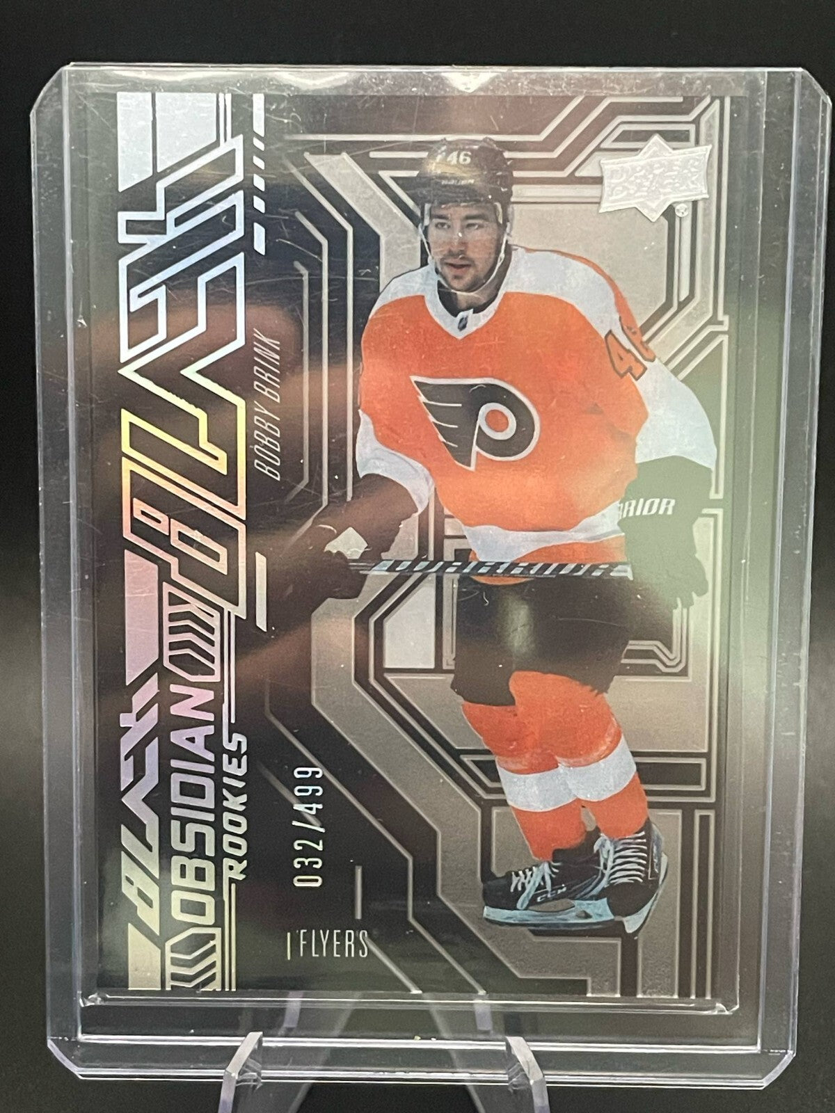 22/23 UD BLACK BOBBY BRINK OBSIDIAN RC ROOKIE /499