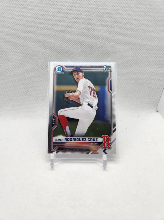 Elmer Rodriguez-Cruz 2021 Bowman Draft 1st Bowman Chrome