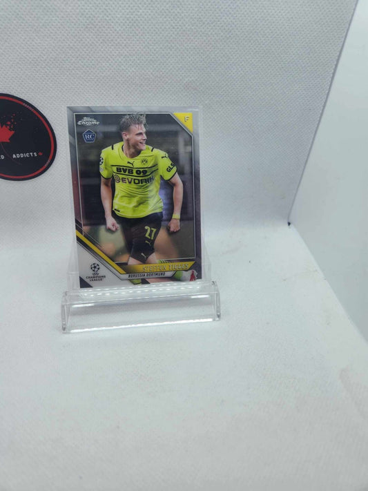 2021-22 Topps Chrome UEFA Steffen Tigges  #55 RC Dortmund
